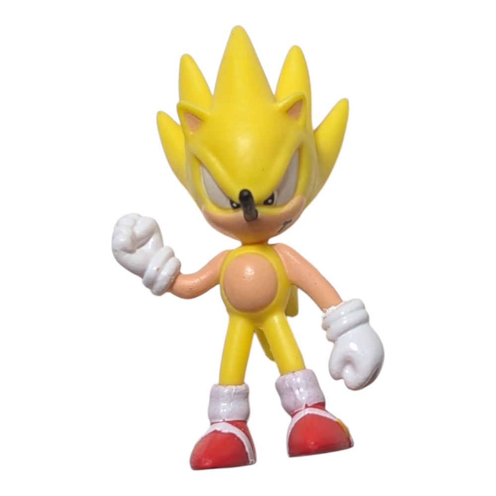 Sonic The Hedgehog - Sonic - Yellow - New - 3" Size Figure
